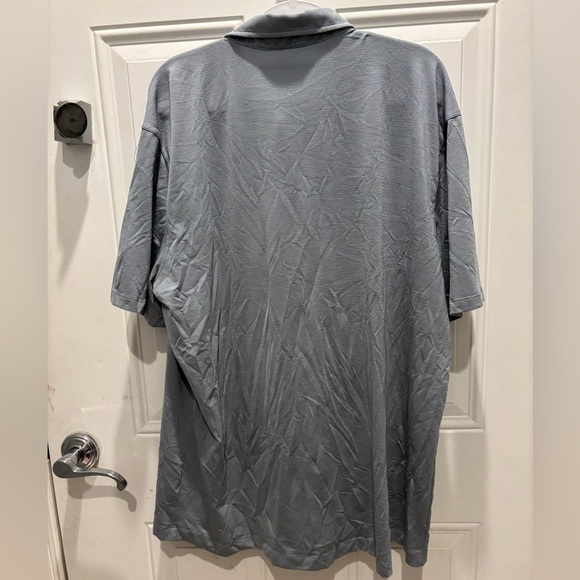 Lululemon Metal Vent Tech Polo Shirt Mens Gray Blue Golf Shirt Sz XL - Picture 2 of 3